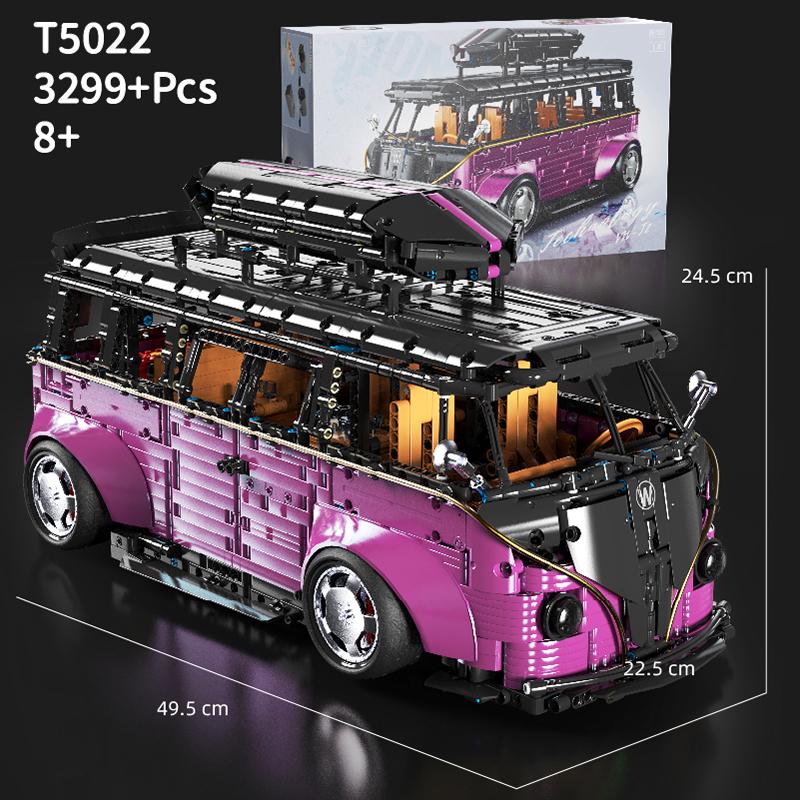 Bus Building Blocks City Bus Car Model Building Blocks Desktop Decoration Ornaments Children Educational Toys Gifts