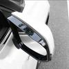 For Toyota Highlander 20-23 Bright Black rear view mirror Rain Eyebrow Trim 2pcs