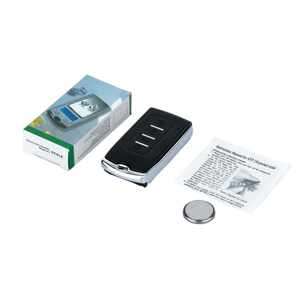 Mini Car Key High-Precision 0.01g Electronic Palm Scale for Medicinal Materials