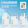 240W Power USB C Charger Head 8 Ports Fast Charger Adapter Wall Charger Adapter  Mobile Phone