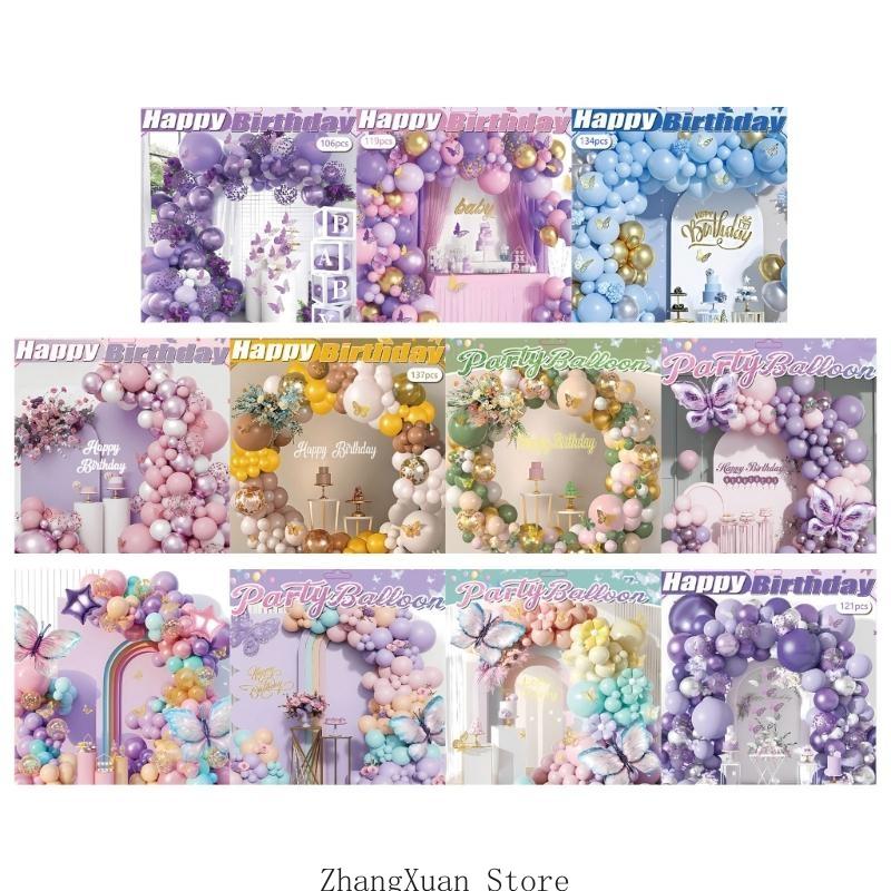 Latex Balloon Garlands Set Colorful Balloon Arch Set Suitable for Weddings Birthdays and Celebration with Easy Setup