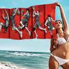 The First Slam DunK Beach Towel Cartoon Cute Summer Kids Large Bath Pool Beach Towel Microfiber Absorbent For Swimming Travel