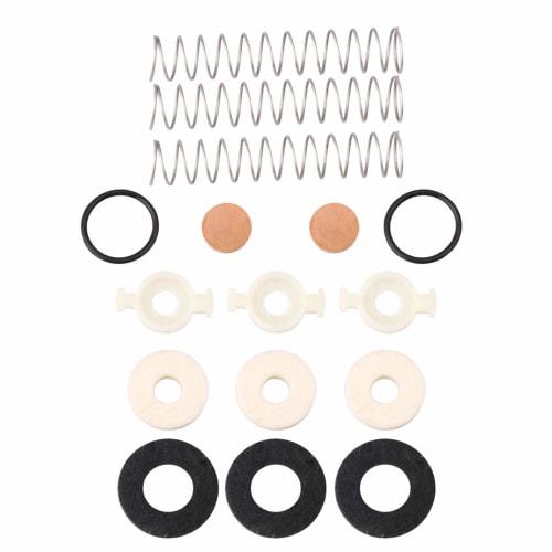 

Yibuy 16-Piece Trumpet Valve Piston Guide with Felt Pads and Valve Springs for Trumpets, Copper, Metal, and Plastic, Multicolor