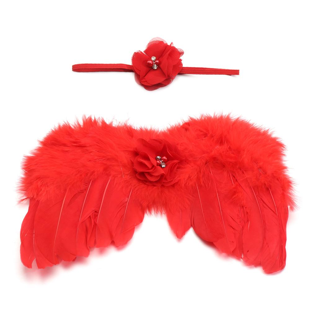 New Kids Dress Girls Headwear Baby Clothing Angel Wing Baby Photo Props Costumes For Infants Newborn Photography Accessories