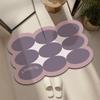 Bathroom Diatom Mud Absorbent Mat Toilet Door Non-slip Quick Drying Mat Household Toilet Mat Foot Mat