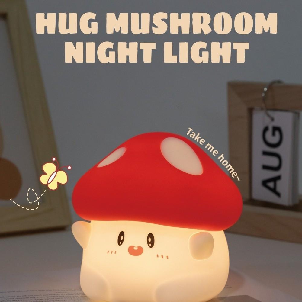 Typ-C Lade Pilz Nachtlicht Warmes Licht Nachtlampe Neue Tipp Tipp Lichter Geburtstagsgeschenk