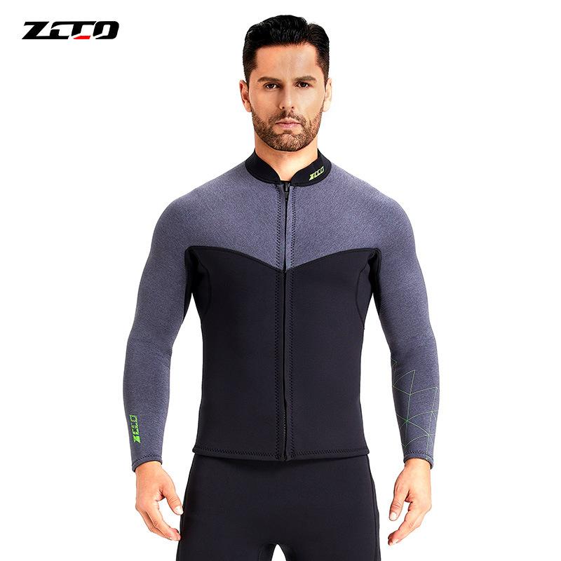 

3 мм водолазный костюм ZCCO мужской и женский водолазный костюм с разделением, устойчивый к холоду и теплый верх, штаны, купальник для сноркелинга и серфинга M