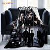 Teen Wolf Throw Blanket Cover Flannel Blankets for Beds Sofas Warm Bed Sheet Soft Bedding Bedroom Decor Fans Gift