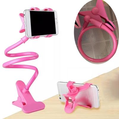 Draagbare Flexibele Luie Beugel Voor Mobiele Telefoonhouder Universele Bed Bureau Beugel Clip 360° Verstelbare Zwanenhals Clip Klem