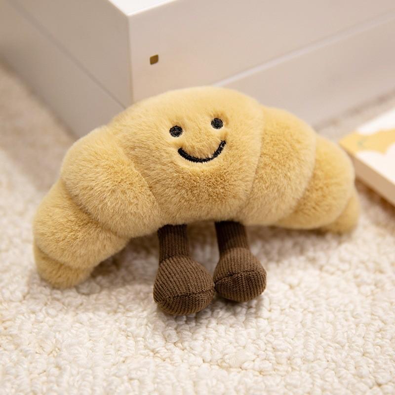 Penguin Cartoon Rabbit Football Shaped Plush Doll Pendant Keychain Birthday Gift