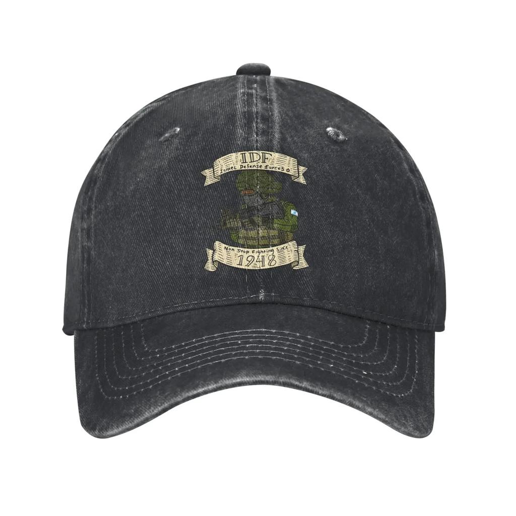 Army Defense Forces IDF Baseball Cap Distressed Washed s Cap Fashion Outdoor Workouts Adjustable Fit Sun Cap