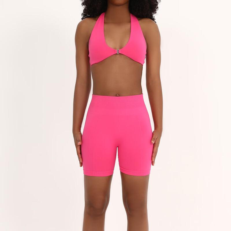 Longchan Women's Sports Bra & Shorts Set