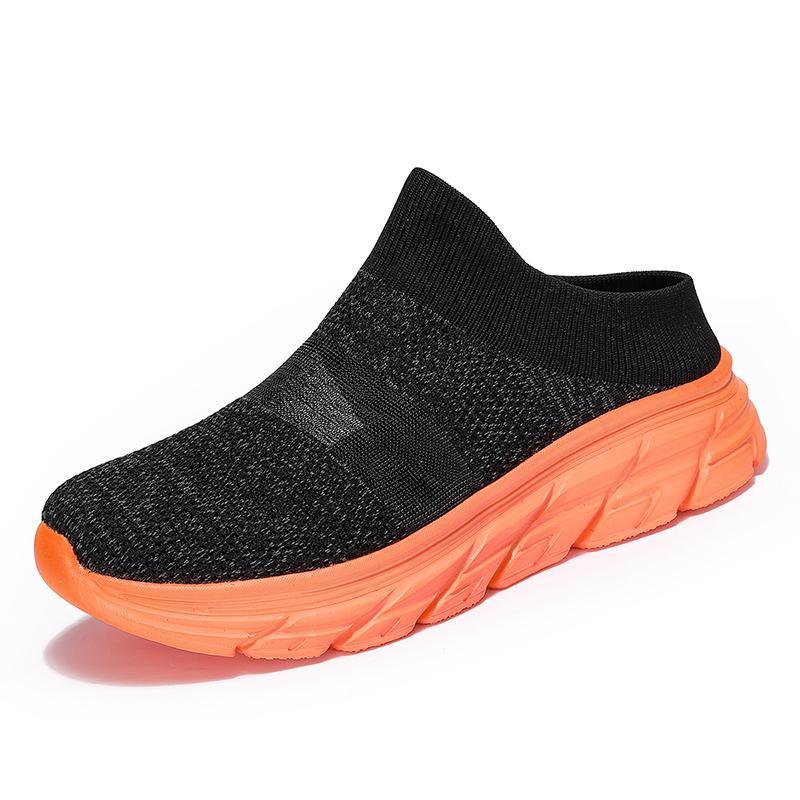 Women's Sandals Backless Walking Sneakers Summer Couple Slip On Mule Socks Shoes Closed Toe Slippers Men Clogs Over Sized