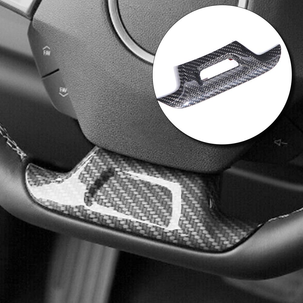 Carbon Fiber Steering Wheel Cover Fit for Chevrolet Camaro ZL1 2017 2019with Hole