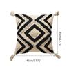 Boho Style Diamond Tufted Backrest Cushion for Case Pillowcase Handmade Throw Pillow Covers for Home Decorative
