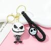 The Nightmare Before Christmas Schlüsselanhänger Sally Jack Schädel Halloween Horrorfilm Schmuck Rucksack Zubehör Schlüsselhalter Geschenke