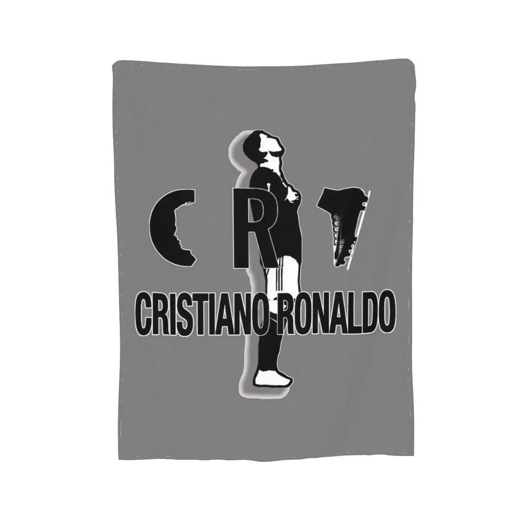 CR7 Cristiano Ronaldo Blankets Soft Warm Flannel Throw Blanket Bedding for Bed Living Room Picnic Travel Home Sofa