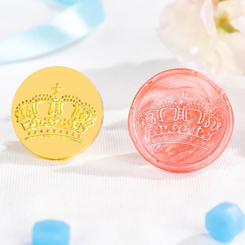Eco-Friendly Zinc Alloy Retro Wax Seal Head with Color-Preserving Electroplating