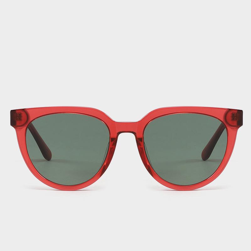 

Женские ацетатные солнцезащитные очки Karin Kristen высокого класса - Молочный чайный янтарь, Защита от УФ