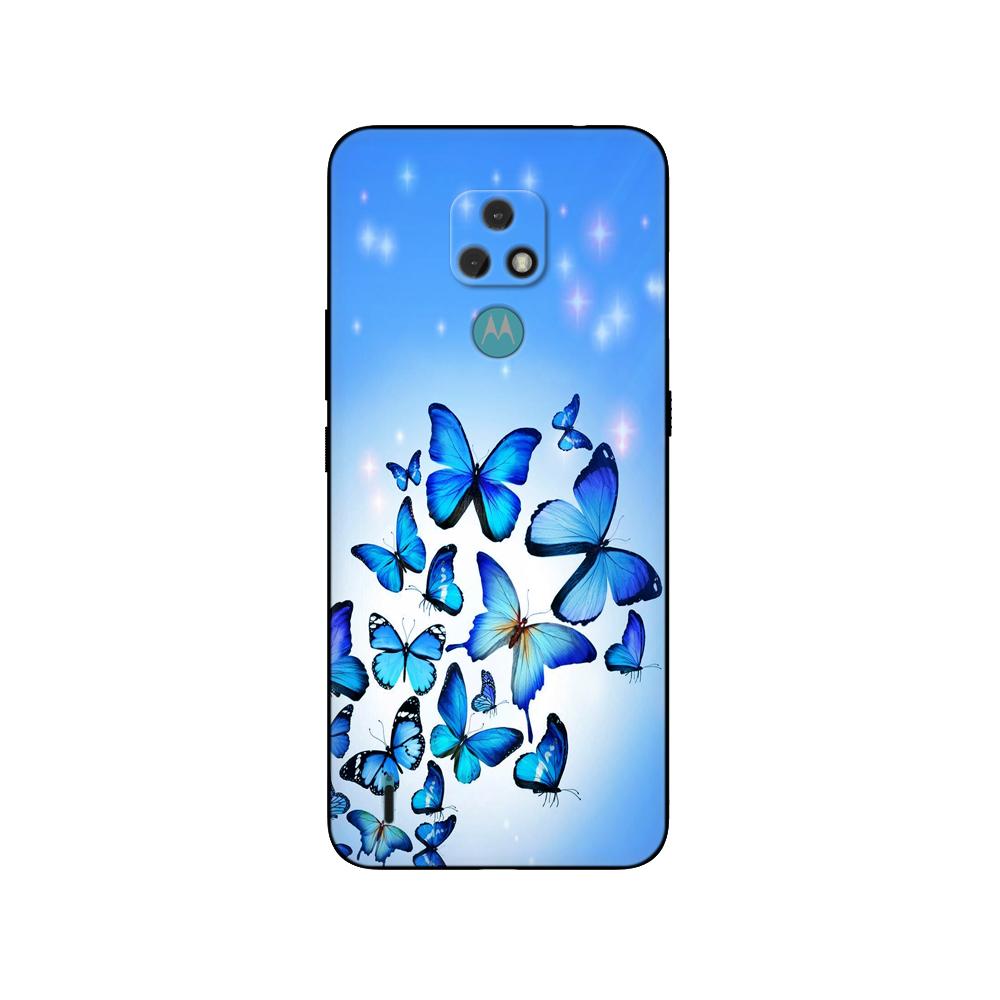 For Motorola Moto E20 E30 E40 E7 Plus Case Phone Back Cover Protective Bag Soft Silicone Black Tpu Case