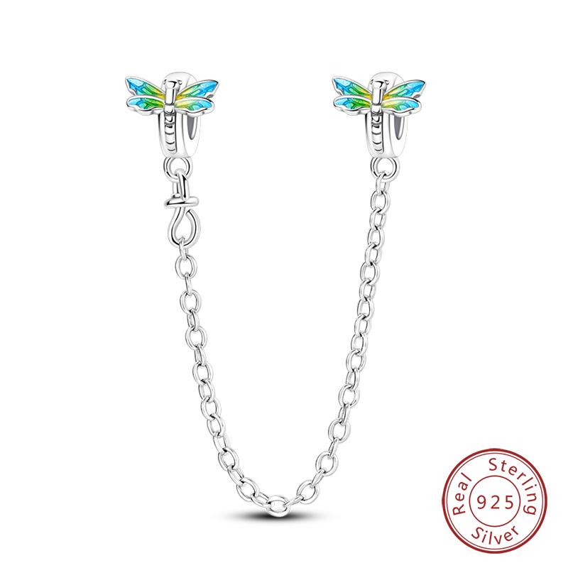 100% Copper Exquisite Cubic Zircon Butterfly Bee Ladybug Charms Bead Fit Qikaola Original Bracelet Fine Diy Jewelry