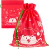 Saco Grande Para Presentes de Natal do Pai Natal Saco de Presente Vermelho