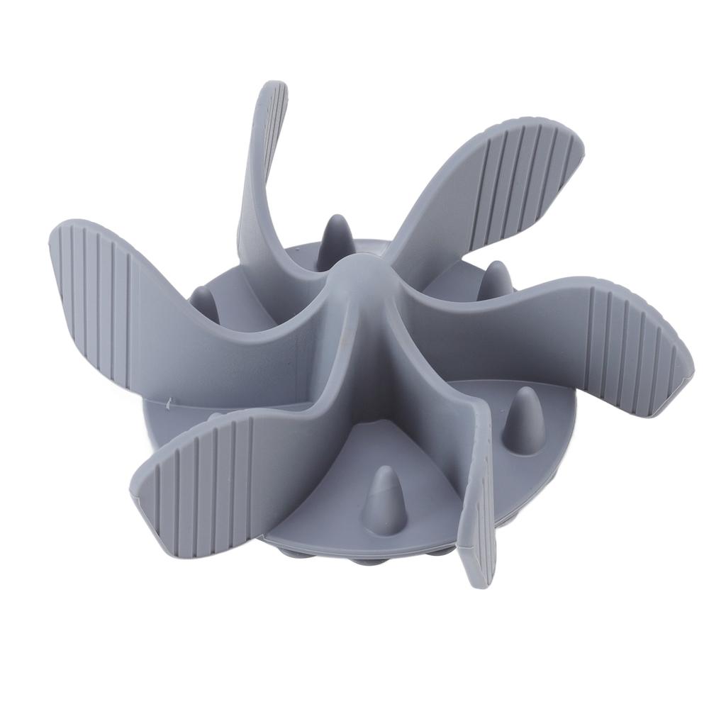 Slow Feeder Dog Bowls Insert Silicone Cuttable Slow Feeder Insert with Strong Suction Cups Base for Various Dog Bowls