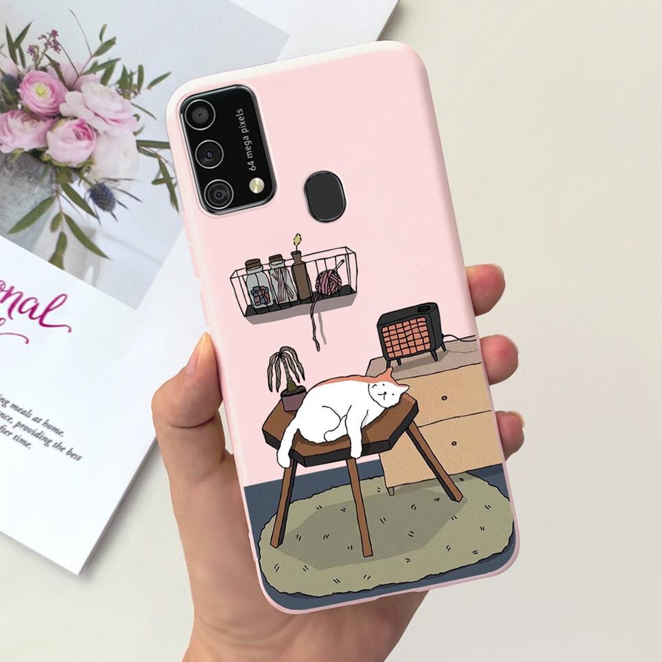 For Samsung Galaxy M31 M21s F41 Case Cute Lovely Fashion Phone Cover Soft Silicone Funda For Samsung M21s M31 F 41 Cases Capa