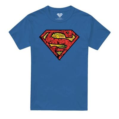 SUPERMAN Camiseta masculina com colagem em quadrinhos