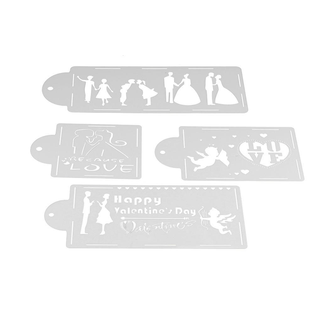 NEW DIY Birthday Cake Spray Mold Decorating Print Sugar Sieve Sugar Craft Model