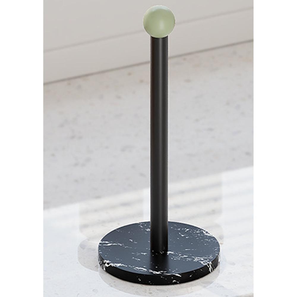 Iron Marble Paper Towel Holder Weighted Base Standing Paper Towel Rack  Kitchen Countertop