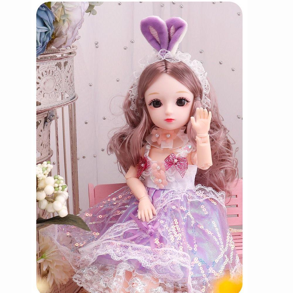 23 bewegliche Gelenkpuppen 30CM 23 bewegliche Gelenkpuppen mit Kleidung Kleid DIY Spielzeugpuppen Mädchen