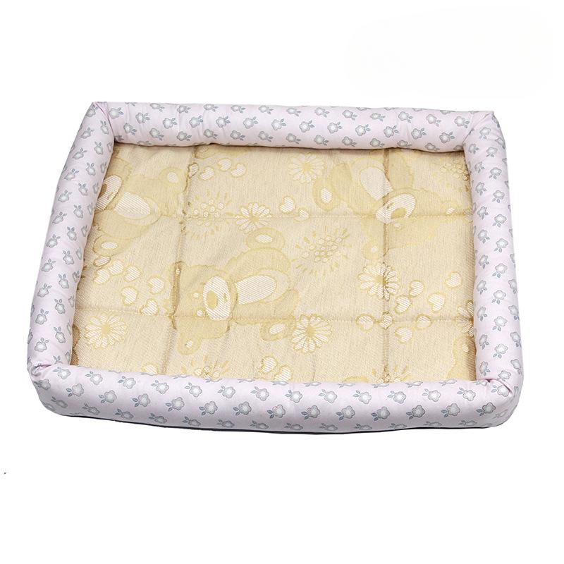 

Летний коврик для домашних животных из ледяного шелка, летняя собачья будка, кошачье гнездо, коврик для домашних животных из ледяного шелка, товары для домашних животных, матрас для домашних животных S (40X30CM)