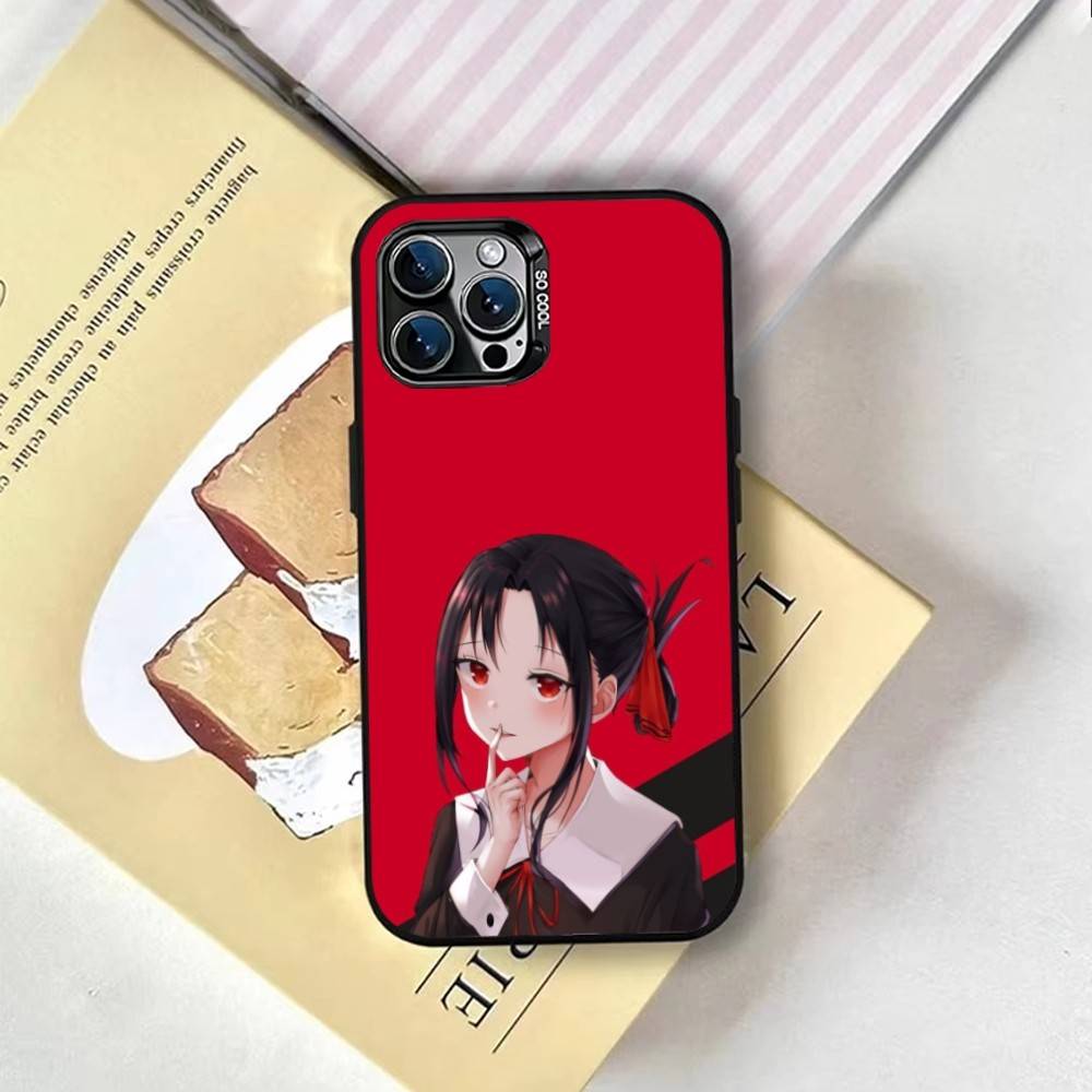 Kaguya-sama Kaguya Shinomiya Phone Case For iPhone 17,16,15,14,13,12,11 Plus,Pro Max,XS,Colorful Silver Phone case Funda Cover