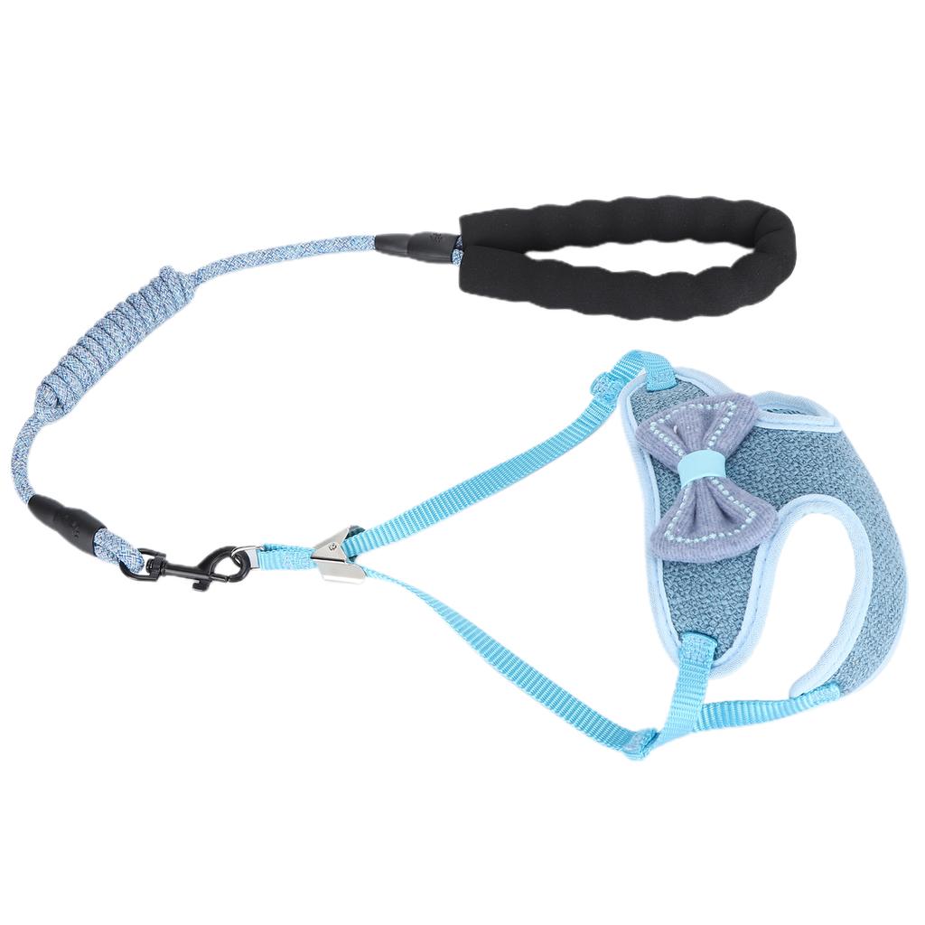 Postroj pro kočky AntiLost s vodítkem, popruh pro vestu Pet EscapeProof na venčení, modrý