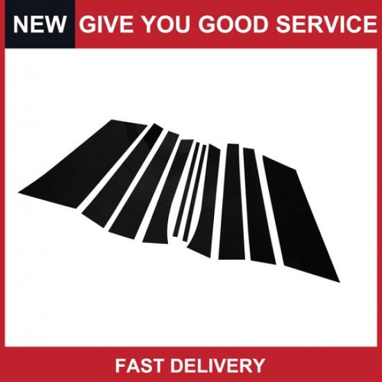 Türsäulenfensterverkleidung für Buick Enclave 2007-2014 Schwarz