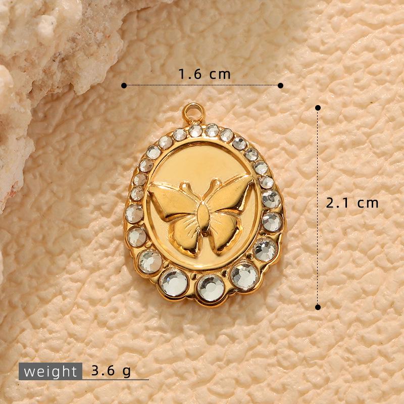 Luxury Bow Butterfly Pendant for DIY Jewelry: Necklace & Bracelet Accessory