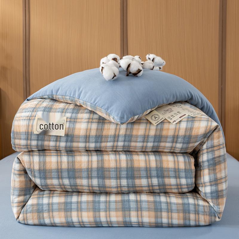 Class A Thickened Xinjiang Cotton Quilt for Home & Dormitory – Four Seasons Use