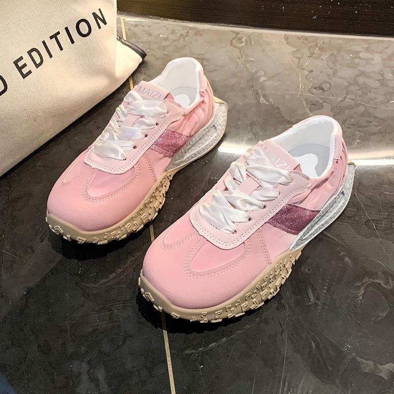 

Stepping on shit ballet training shoes women s summer 2025 new casual non-slip sports Forrest Gump shoes popular versatile women s shoes 35 рожевий