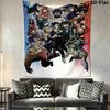 My Hero Academia Wall Tapestry Aesthetic Wall Hanging Printed Fabric Blanket Decorative Tapestries for Bedroom Living Room Home Decor