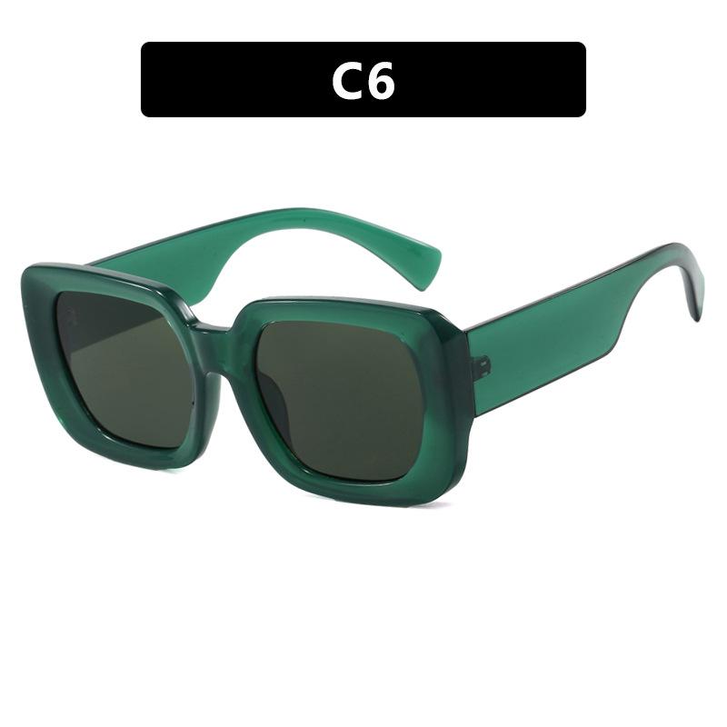 Luxury Designer Square Sunglasses Women Men Fashion Classic Vintage Sun Glasses Punk Outdoor Driving Eyewear