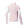 FILA Ski Series Fashion Simple Sports Casual Versatile Warm Fleece Long Sleeve Regular T-Shirt Women Tops Pink A11W546201FLP