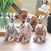 Cute Adorable Kangaroo Plush Toy Soft Keychain Cartoon Bag Accessory Doll 15cm