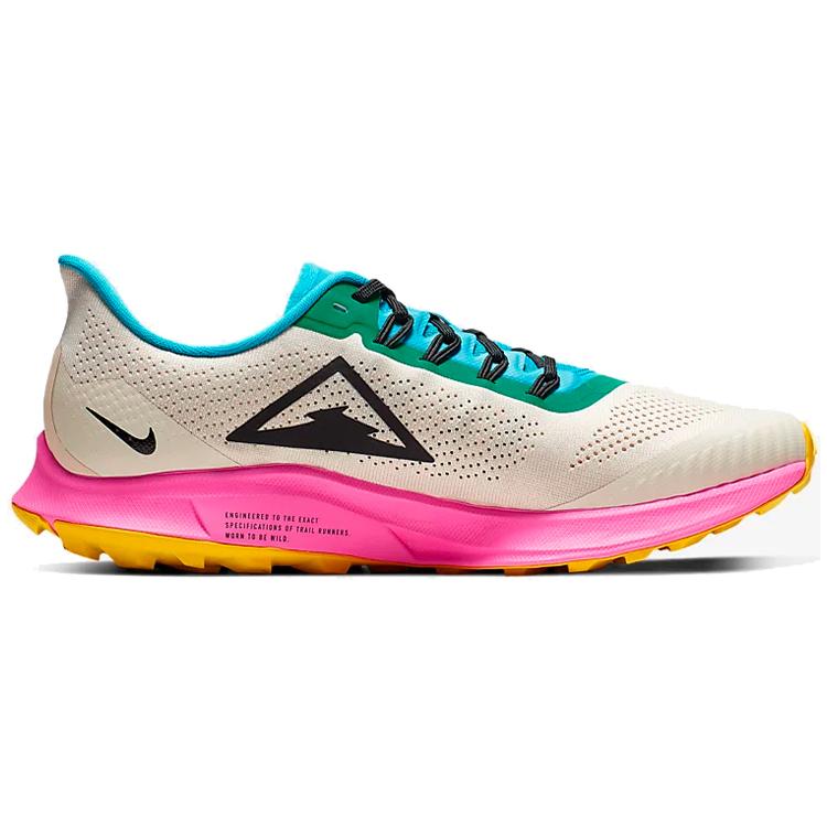 Nike Air Zoom Pegasus 36 Trail Light Orewood Brown Pink Blast Blue Lagoon AR5677-101