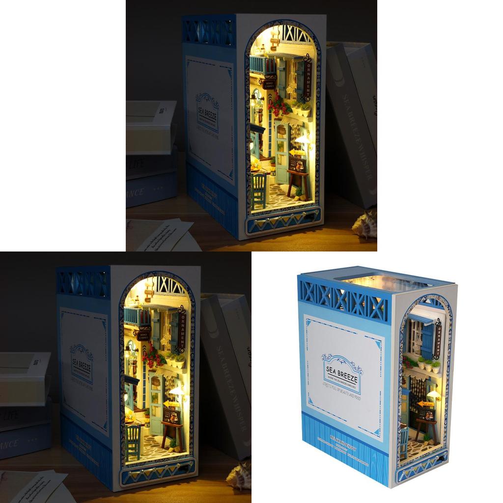 Wooden Building Model Kit With Diy Assembly For Creative Home Decor And Gift