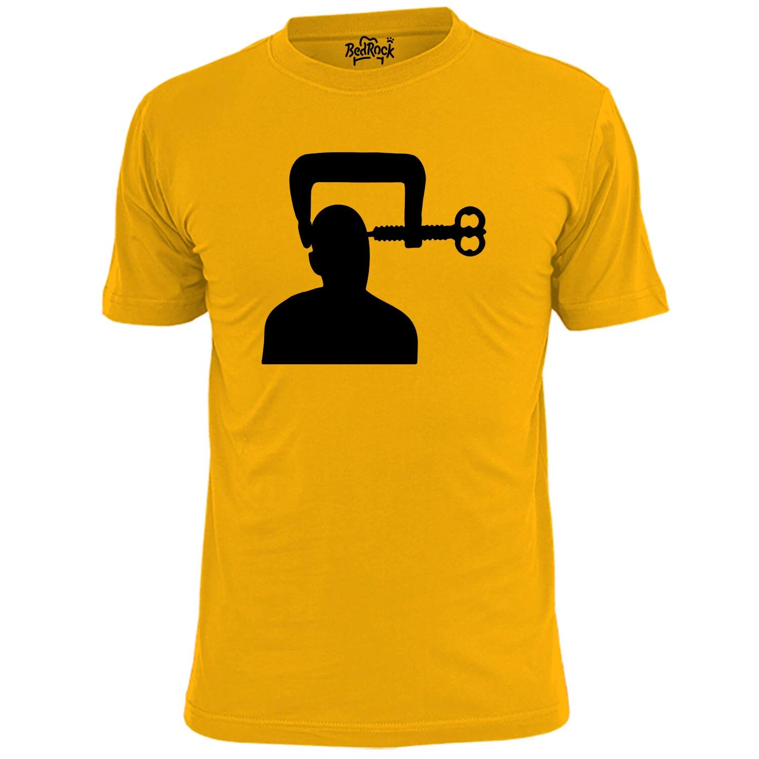 

Mens Head In A Vice Symbol T shirt Art Pressure Stress L