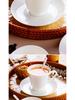 White Bone China Ceramic Latte & Tea Cup