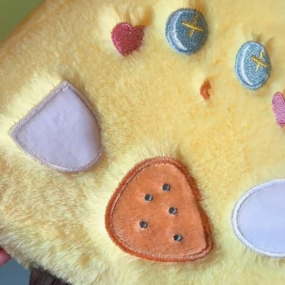 Triangle Simulation Cheese Plush Toys Food Simulation Cheese Plush Toy  Throw Pillow