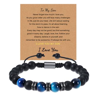 JYL Bracelet Birth Month Flower  Beaded Personalized Brings Luck & Identity