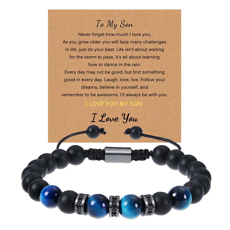 

JYL TS Bracelet Birth Month Flower Beaded Personalized Brings Luck & Identity To My Son навахо белый
